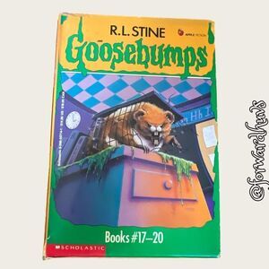 Goosebumps Book Collection by R.L. Stine: Books #17-20 in Slipcase